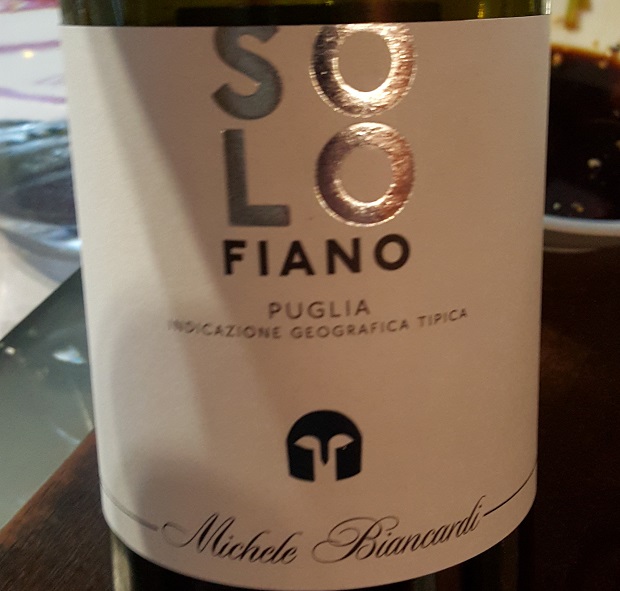 Wino do sushi - Biancardi Solo Fiano 2015