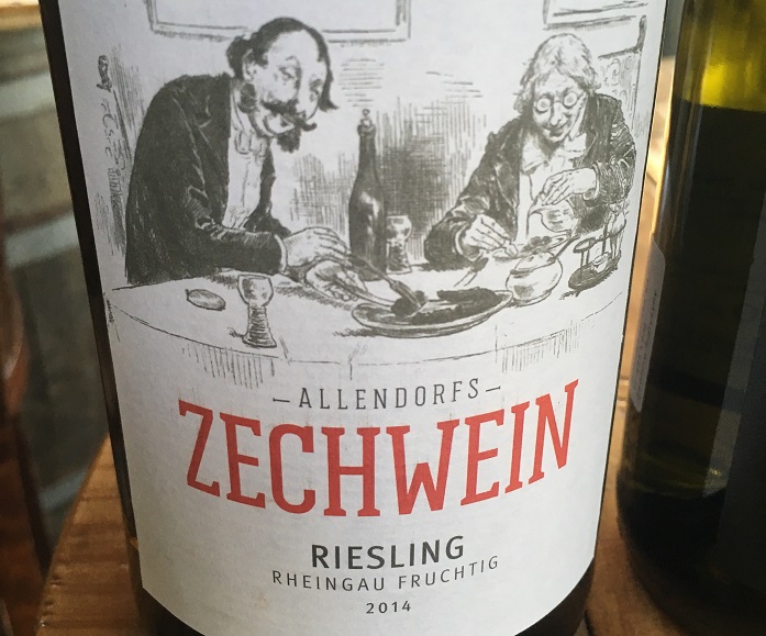 Wino na lato_Allendorf Zechwein Riesling Rheingau Fruchtig 2014